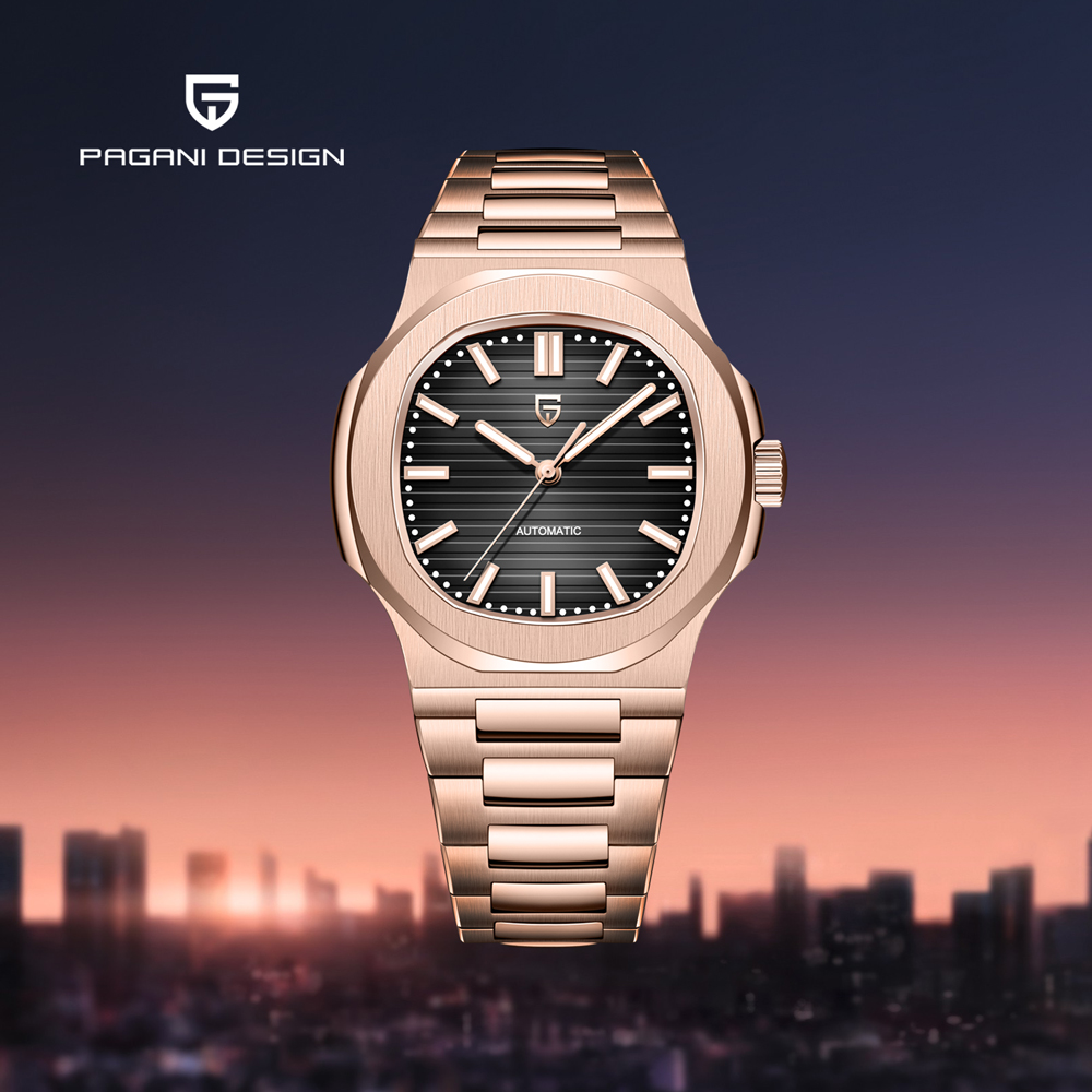 Relojes PAGANI DESIGN de oro r - Patek Philippe Watch Nautilus reseña y precio