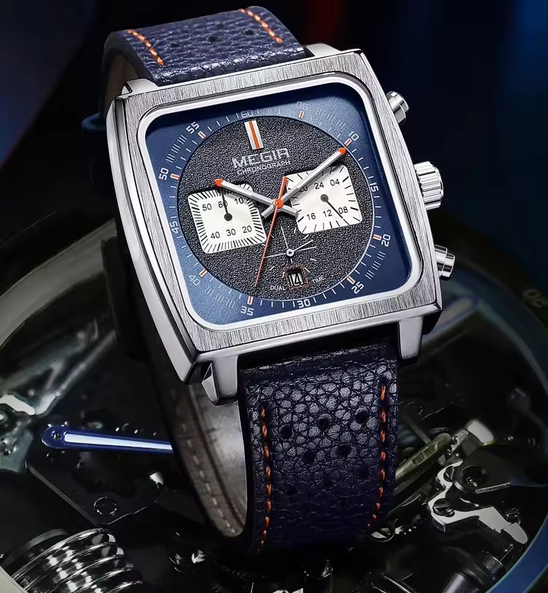 MEGIR 2182 cronógrafo deportiv - Omega Watch Constellation reseña y precio